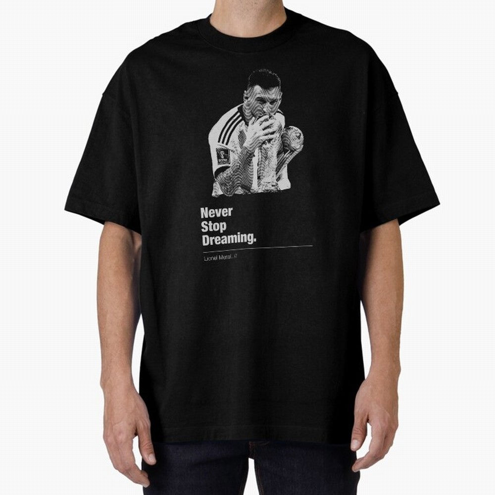 Never Stop Dreaming Classic T-Shirt Honor the Beautiful Game during FIFA World Cup 2026 USA Canada Mexico Spirit, Driven by France and Portugal, CR7, Vintage Soccer Flavor, Modern Football Stars, National Flags and Final Night Emotion; Ideal for