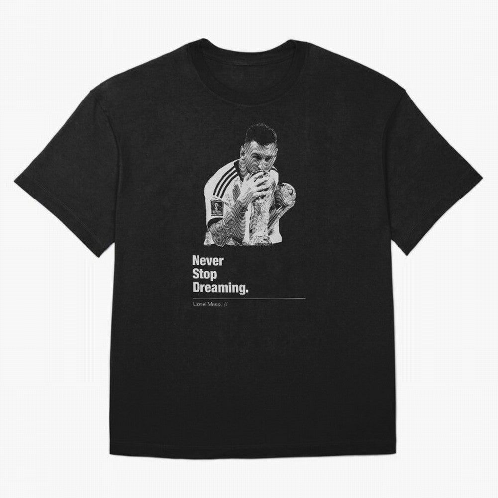 Never Stop Dreaming Classic T-Shirt Honor the Beautiful Game during FIFA World Cup 2026 USA Canada Mexico Spirit, Driven by France and Portugal, CR7, Vintage Soccer Flavor, Modern Football Stars, National Flags and Final Night Emotion; Ideal for