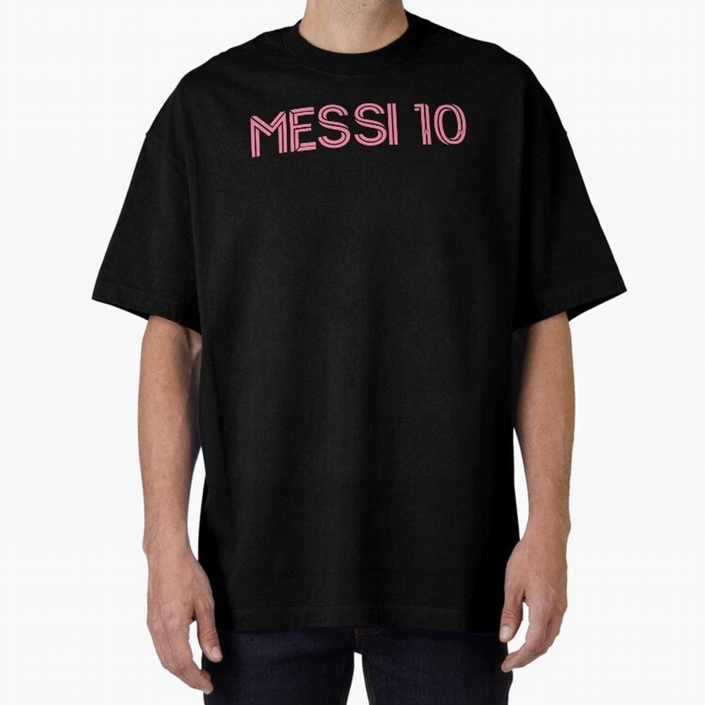 Messi Inter Miami Oversized T-Shirt Show Up for the Glory of Global Football Passion for FIFA World Cup 2026, Highlighting CR7 and Messi, Netherlands, Vintage Soccer Flavor, Modern Football Stars, National Flags and Final Night Emotion; Built for