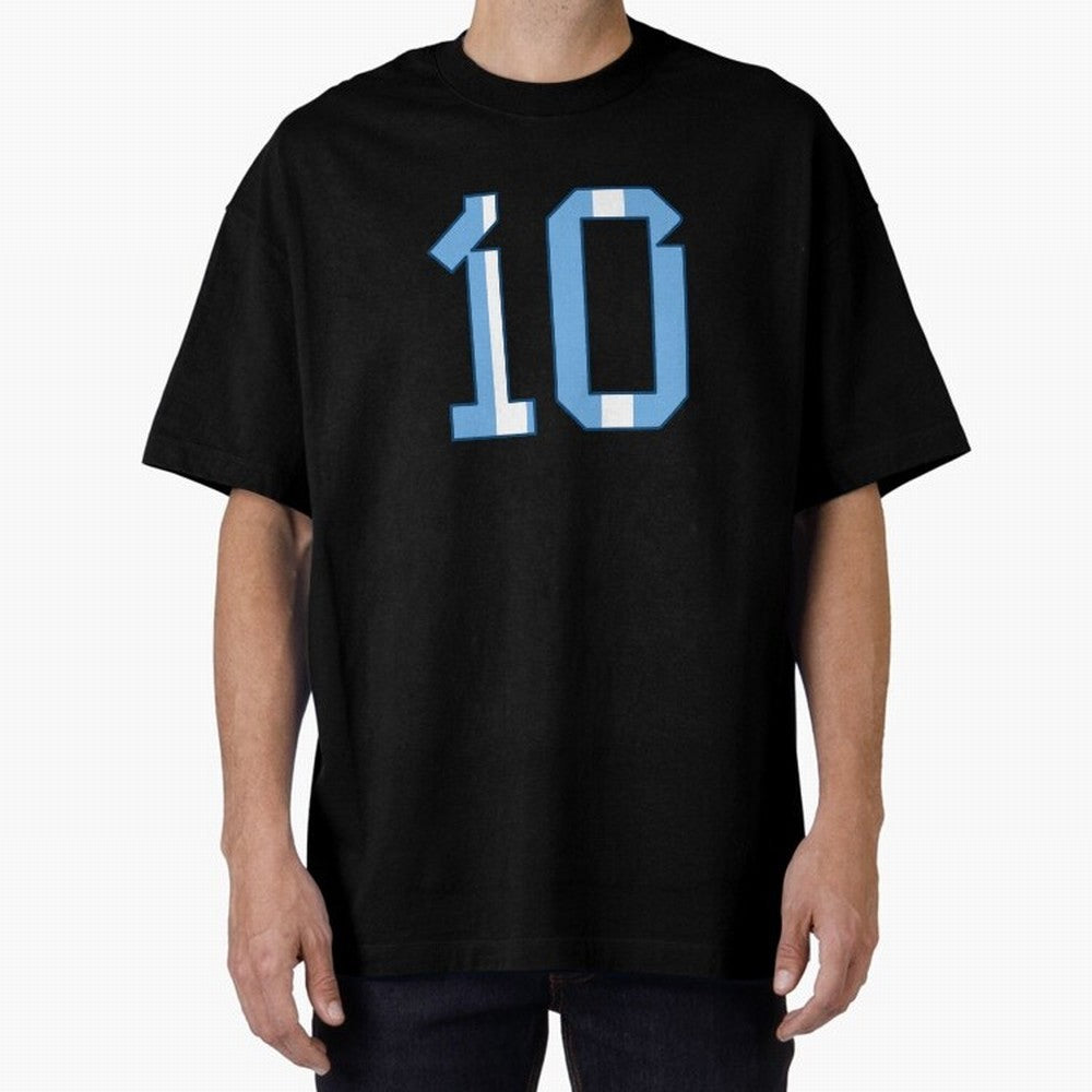 10 - Lionel Messi - Argentina Colours Classic T-Shirt Feel the Trophy Chase of Match Day Hype around FIFA World Cup 2026, Messi, CR7 and Mbappe, Spain and Netherlands, Fan Favorite Moments, National Team Passion, Big Match Drama and Soccer History;