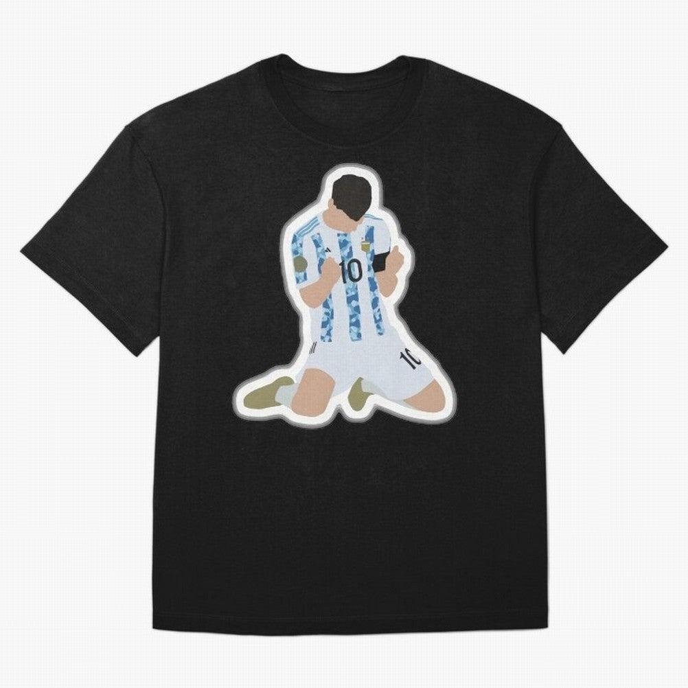 Messi Pop Art Portrait Classic T-Shirt Show Up for the Glory of FIFA World Cup 2026 Spirit, Connected to France, CR7 and Messi, Supporter Pride, Iconic Celebrations, Legendary Names and Global Match Day Energy; Great for Supporters Who Love