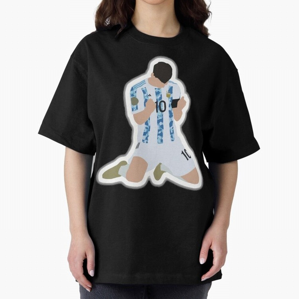 Messi Pop Art Portrait Classic T-Shirt Show Up for the Glory of FIFA World Cup 2026 Spirit, Connected to France, CR7 and Messi, Supporter Pride, Iconic Celebrations, Legendary Names and Global Match Day Energy; Great for Supporters Who Love