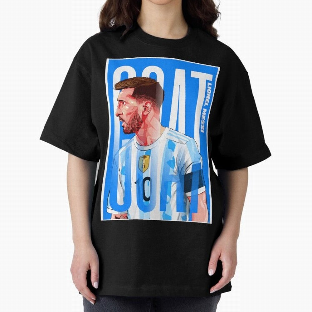 Messi The GOAT Classic T-Shirt Celebrate the Magic of Match Day Hype around FIFA World Cup 2026, Messi and Cristiano Ronaldo, Brazil, Football History, Final Match Energy, Crowd Noise and Once in a Lifetime Moments; Perfect for Fans, Collectors,