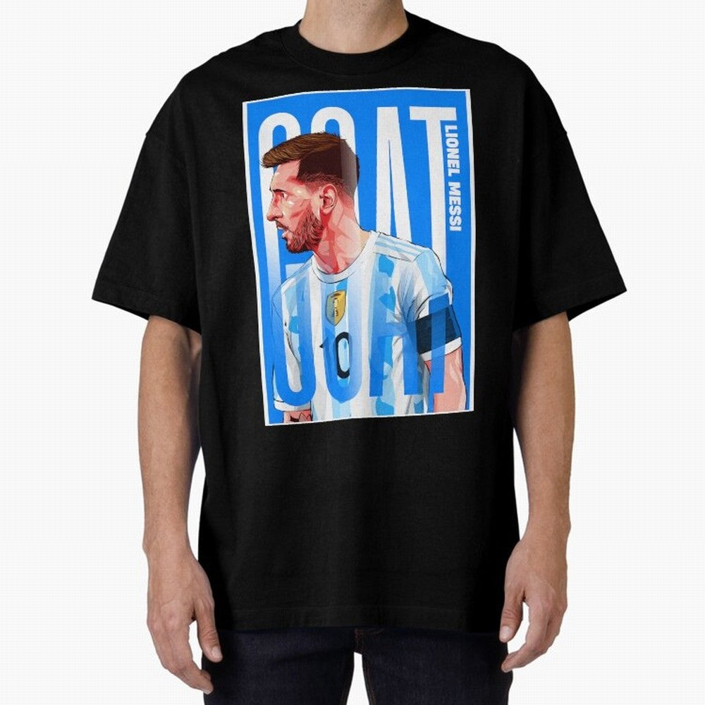 Messi The GOAT Classic T-Shirt Celebrate the Magic of Match Day Hype around FIFA World Cup 2026, Messi and Cristiano Ronaldo, Brazil, Football History, Final Match Energy, Crowd Noise and Once in a Lifetime Moments; Perfect for Fans, Collectors,