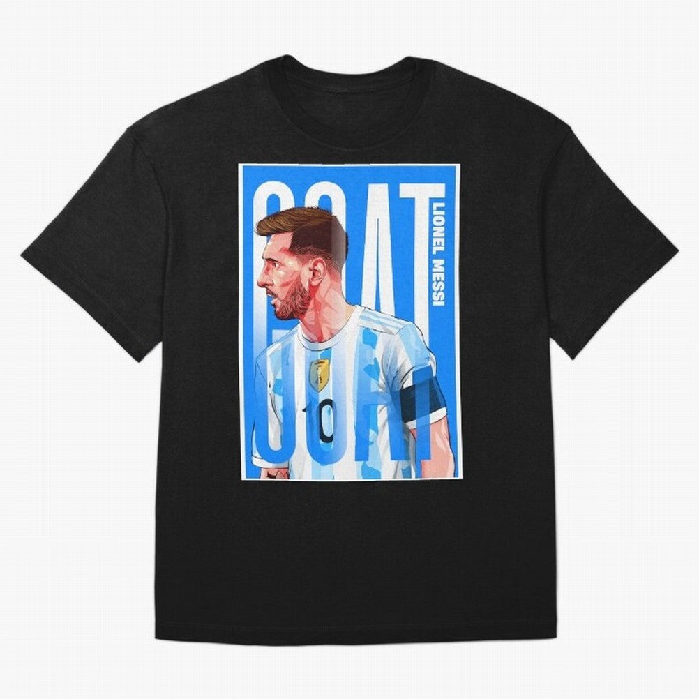 Messi The GOAT Classic T-Shirt Celebrate the Magic of Match Day Hype around FIFA World Cup 2026, Messi and Cristiano Ronaldo, Brazil, Football History, Final Match Energy, Crowd Noise and Once in a Lifetime Moments; Perfect for Fans, Collectors,