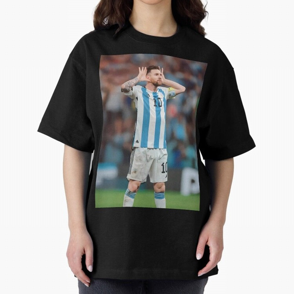 Lionel Messi In Qatar Wolrd Cup Classic T-Shirt Treasure Match Day Hype around FIFA World Cup 2026 Group Stage, Haaland and Mbappe, Spain and Netherlands, Sports Nostalgia, International Competition, Famous Players and Unforgettable Victories;