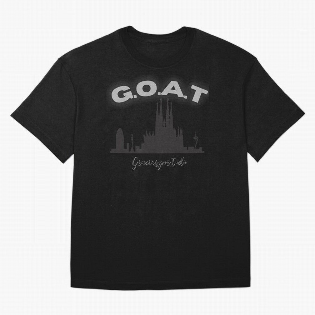 Lionel Messi THANKS GOAT Shirt Classic T-Shirt Relive FIFA World Cup 2026 Connected to Messi, CR7 and Mbappe, France and Portugal Energy, Champion Mindset, Group Stage Buzz, Knockout Tension and Passionate Fan Culture; Ideal for Football Dads,