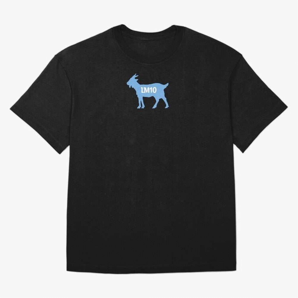 LM10 GOAT - Lionel Messi Oversized T-Shirt Stand with Global Football Passion for FIFA World Cup 2026 Group Stage, Built around Cristiano Ronaldo, France, Football Passion, Legendary Performances, Festival Vibes and Supporter Community; Built for