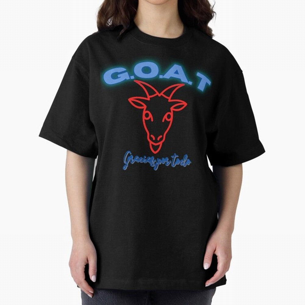 Lionel Messi THANKS GOAT Shirt Oversized T-Shirt Bring a Champion Mindset to FIFA World Cup 2026 Group Stage Made for Cristiano Ronaldo, England Energy, Classic Soccer Heritage, Championship Pressure, Fan Loyalty and International Pride; Built for
