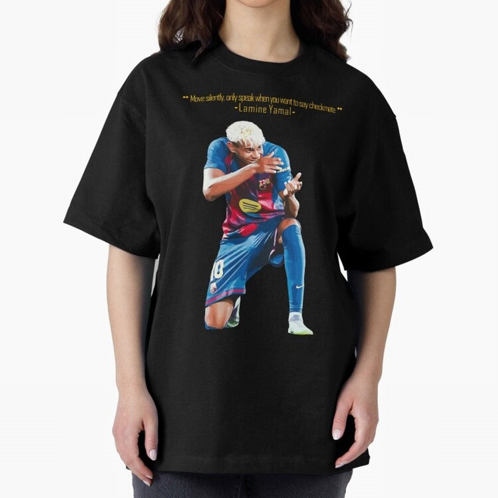 Move Silently Only Speak When You Want To Say Checkmate Lamine Yamal Classic T-Shirt Create the FIFA World Cup 2026 USA Canada Mexico Journey through Messi, CR7 and Mbappe Highlights, England Pride, Sports Nostalgia, International Competition,