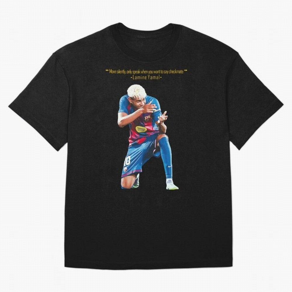 Move Silently Only Speak When You Want To Say Checkmate Lamine Yamal Classic T-Shirt Create the FIFA World Cup 2026 USA Canada Mexico Journey through Messi, CR7 and Mbappe Highlights, England Pride, Sports Nostalgia, International Competition,