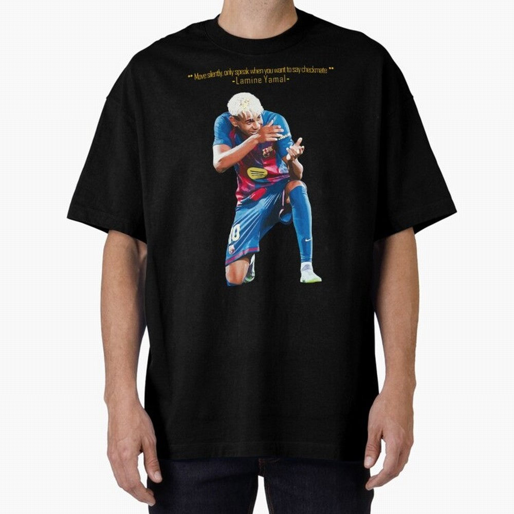Move Silently Only Speak When You Want To Say Checkmate Lamine Yamal Classic T-Shirt Create the FIFA World Cup 2026 USA Canada Mexico Journey through Messi, CR7 and Mbappe Highlights, England Pride, Sports Nostalgia, International Competition,