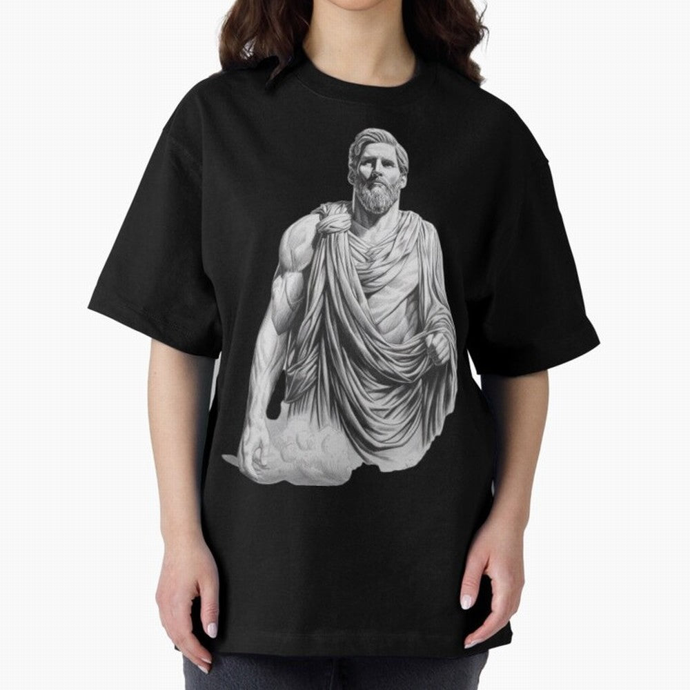 Lionel Messi - Greek God Zeus Classic T-Shirt Enjoy Match Day Hype around FIFA World Cup 2026 Group Stage, CR7 and Messi, France and Portugal, Football History, Final Match Energy, Crowd Noise and Once in a Lifetime Moments; Ideal for Fans Who