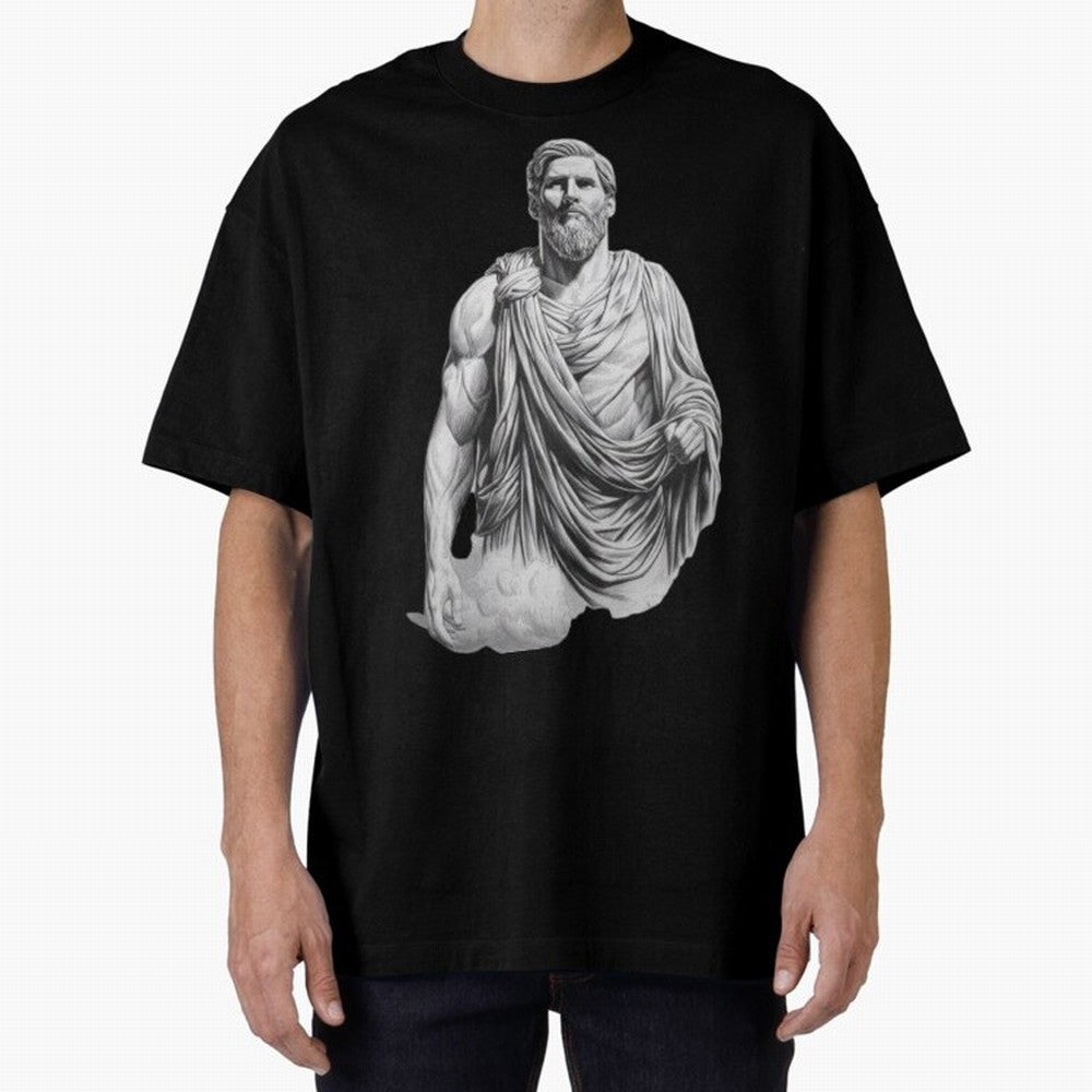 Lionel Messi - Greek God Zeus Classic T-Shirt Enjoy Match Day Hype around FIFA World Cup 2026 Group Stage, CR7 and Messi, France and Portugal, Football History, Final Match Energy, Crowd Noise and Once in a Lifetime Moments; Ideal for Fans Who