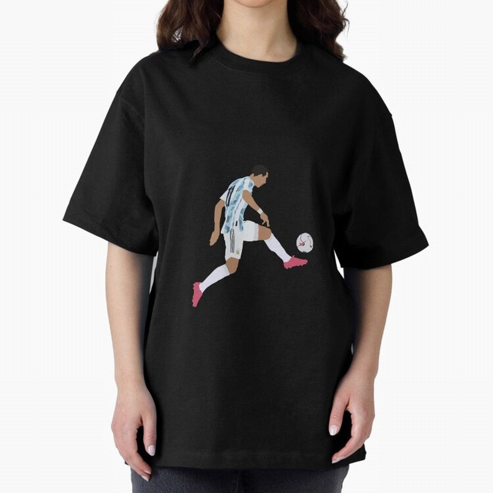 Angel Di Maria Argentina Football Player Classic T-Shirt Remember Iconic Moments from Global Football Passion for FIFA World Cup 2026 Group Stage, Centered on CR7 and Messi, France and Portugal, Sports Nostalgia, International Competition, Famous