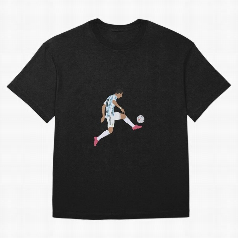 Angel Di Maria Argentina Football Player Classic T-Shirt Remember Iconic Moments from Global Football Passion for FIFA World Cup 2026 Group Stage, Centered on CR7 and Messi, France and Portugal, Sports Nostalgia, International Competition, Famous