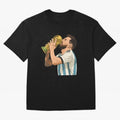 Messi Cup Oversized T-Shirt Celebrate Unforgettable Nights in Match Day Hype around FIFA World Cup 2026 Group Stage, Haaland, Spain, Global Supporter Spirit, Legendary Goals, National Colors and Tournament Celebration; Perfect for People Who Love
