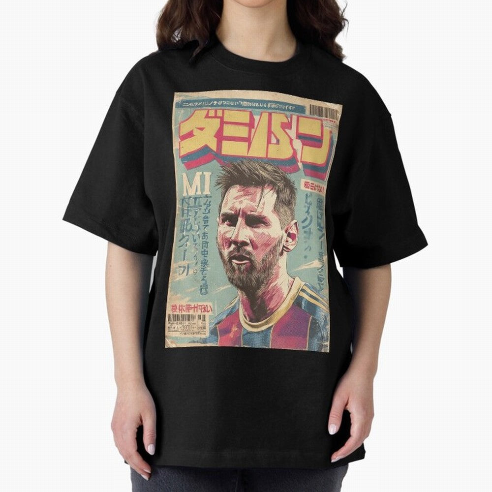 Messi the Goat Japanese Vintage Poster Classic T-Shirt Bring Bold Fan Energy to the FIFA World Cup 2026 USA Canada Mexico Journey through Messi, CR7 and Mbappe Highlights, France Pride, Classic Soccer Heritage, Championship Pressure, Fan Loyalty