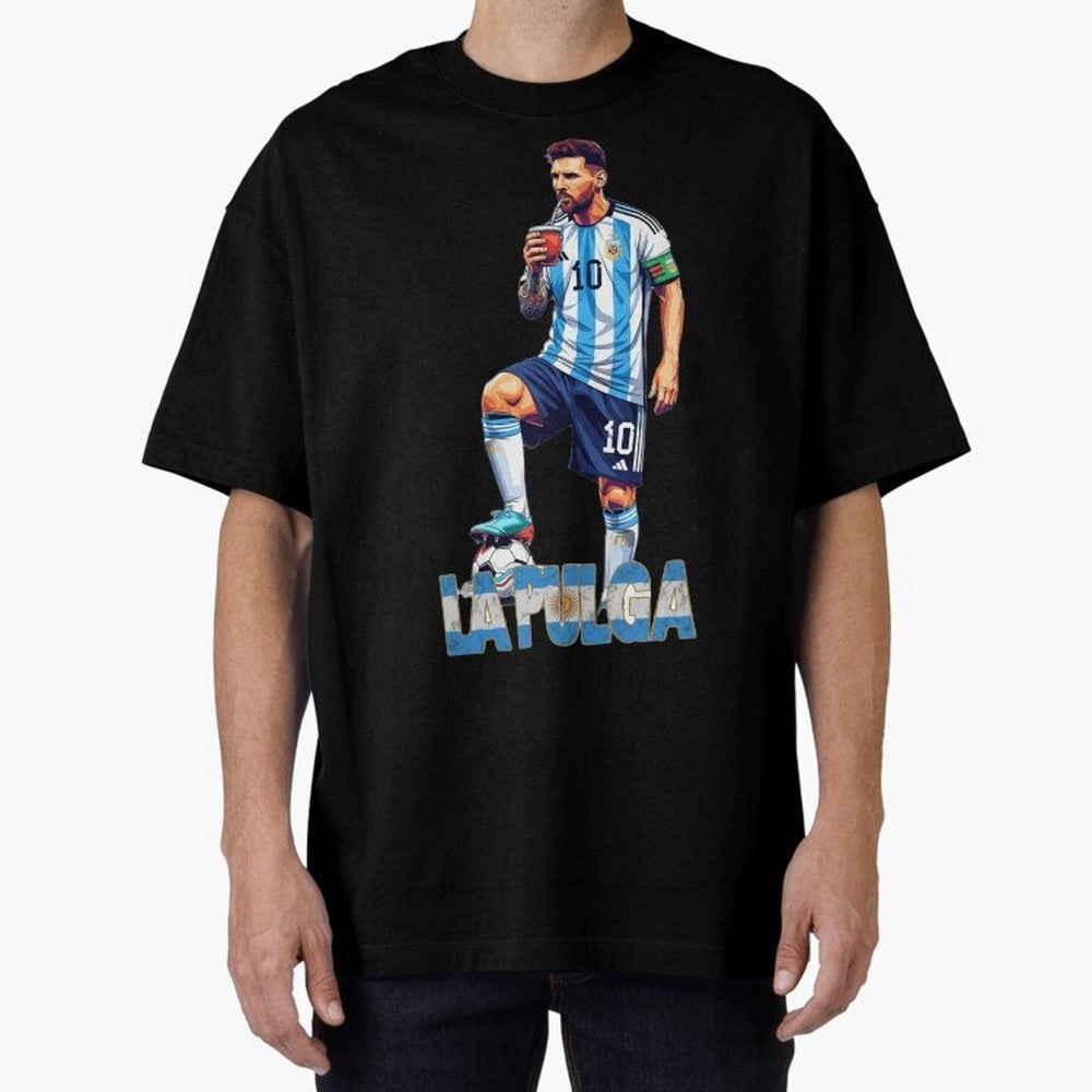 Messi Pop Art Portrait Classic T-Shirt Bring Legendary Rivalry Energy to the FIFA World Cup 2026 Journey through Messi, Neymar and Mbappe Highlights, Argentina and Brazil Pride, Match Day Excitement, Supporter Culture, Golden Goals and Global