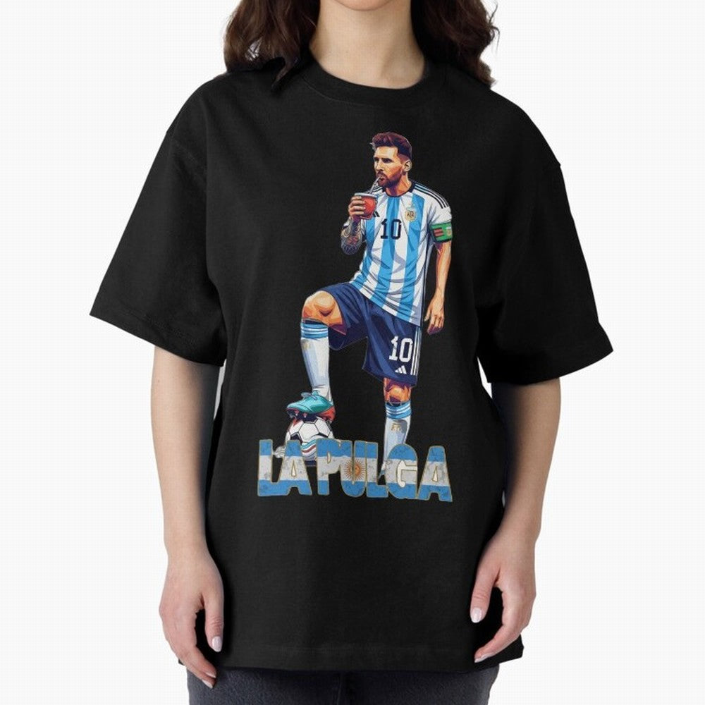 Messi Pop Art Portrait Classic T-Shirt Bring Legendary Rivalry Energy to the FIFA World Cup 2026 Journey through Messi, Neymar and Mbappe Highlights, Argentina and Brazil Pride, Match Day Excitement, Supporter Culture, Golden Goals and Global
