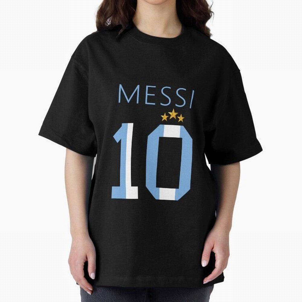 Messi argentina number 10 with 3 stars ver 1 Classic T-Shirt Represent the FIFA World Cup 2026 USA Canada Mexico Journey through Messi Highlights, Netherlands Pride, Retro Football Energy, Iconic Rivalries, Trophy Chase Drama and Stadium
