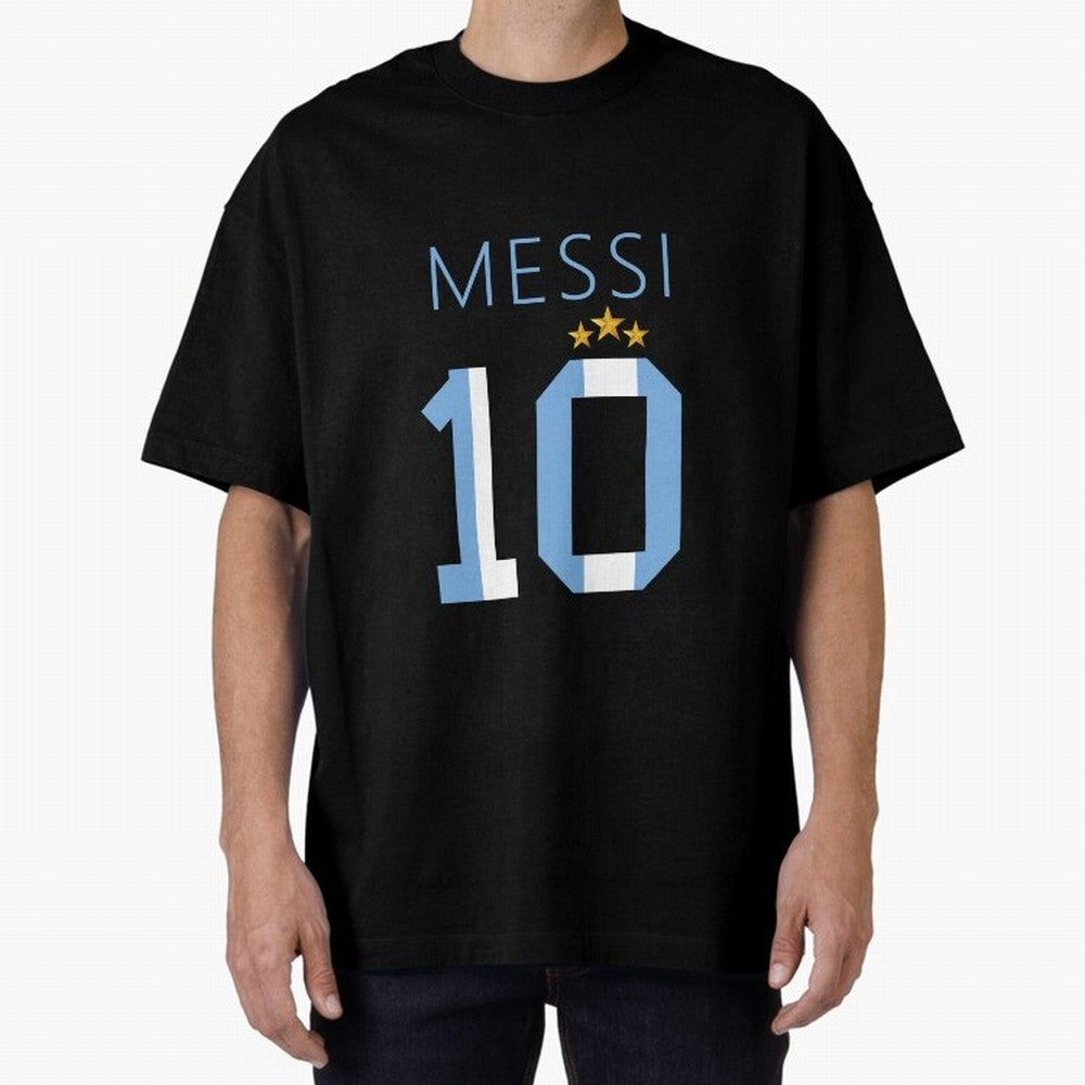 Messi argentina number 10 with 3 stars ver 1 Classic T-Shirt Represent the FIFA World Cup 2026 USA Canada Mexico Journey through Messi Highlights, Netherlands Pride, Retro Football Energy, Iconic Rivalries, Trophy Chase Drama and Stadium