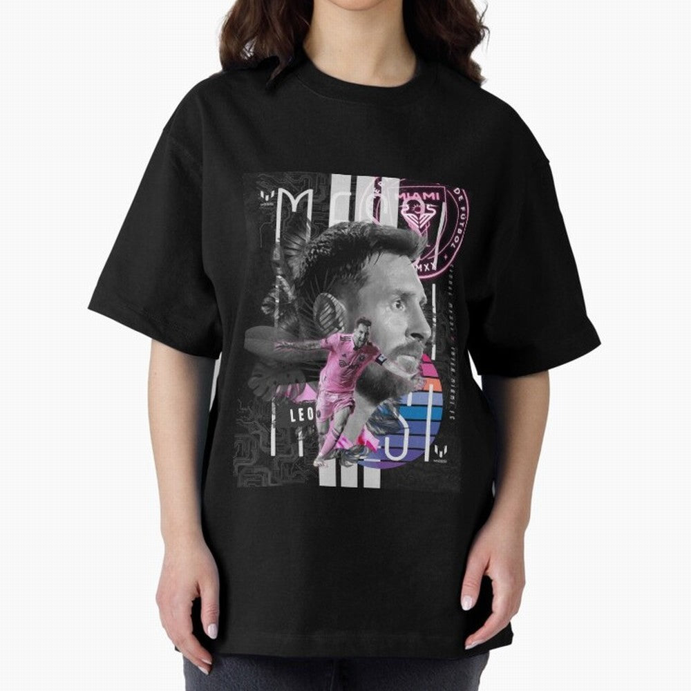 Messi Pop Art Portrait Classic T-Shirt Make Game Day About the FIFA World Cup 2026 USA Canada Mexico Journey through Haaland and Mbappe Highlights, Argentina Pride, Vintage Soccer Flavor, Modern Football Stars, National Flags and Final Night