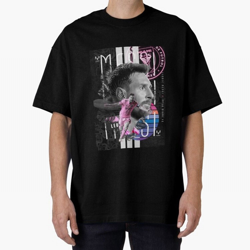 Messi Pop Art Portrait Classic T-Shirt Make Game Day About the FIFA World Cup 2026 USA Canada Mexico Journey through Haaland and Mbappe Highlights, Argentina Pride, Vintage Soccer Flavor, Modern Football Stars, National Flags and Final Night