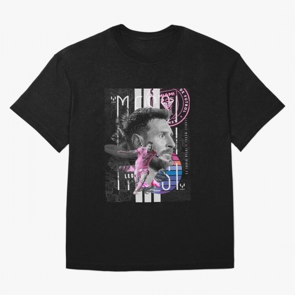Messi Pop Art Portrait Classic T-Shirt Make Game Day About the FIFA World Cup 2026 USA Canada Mexico Journey through Haaland and Mbappe Highlights, Argentina Pride, Vintage Soccer Flavor, Modern Football Stars, National Flags and Final Night