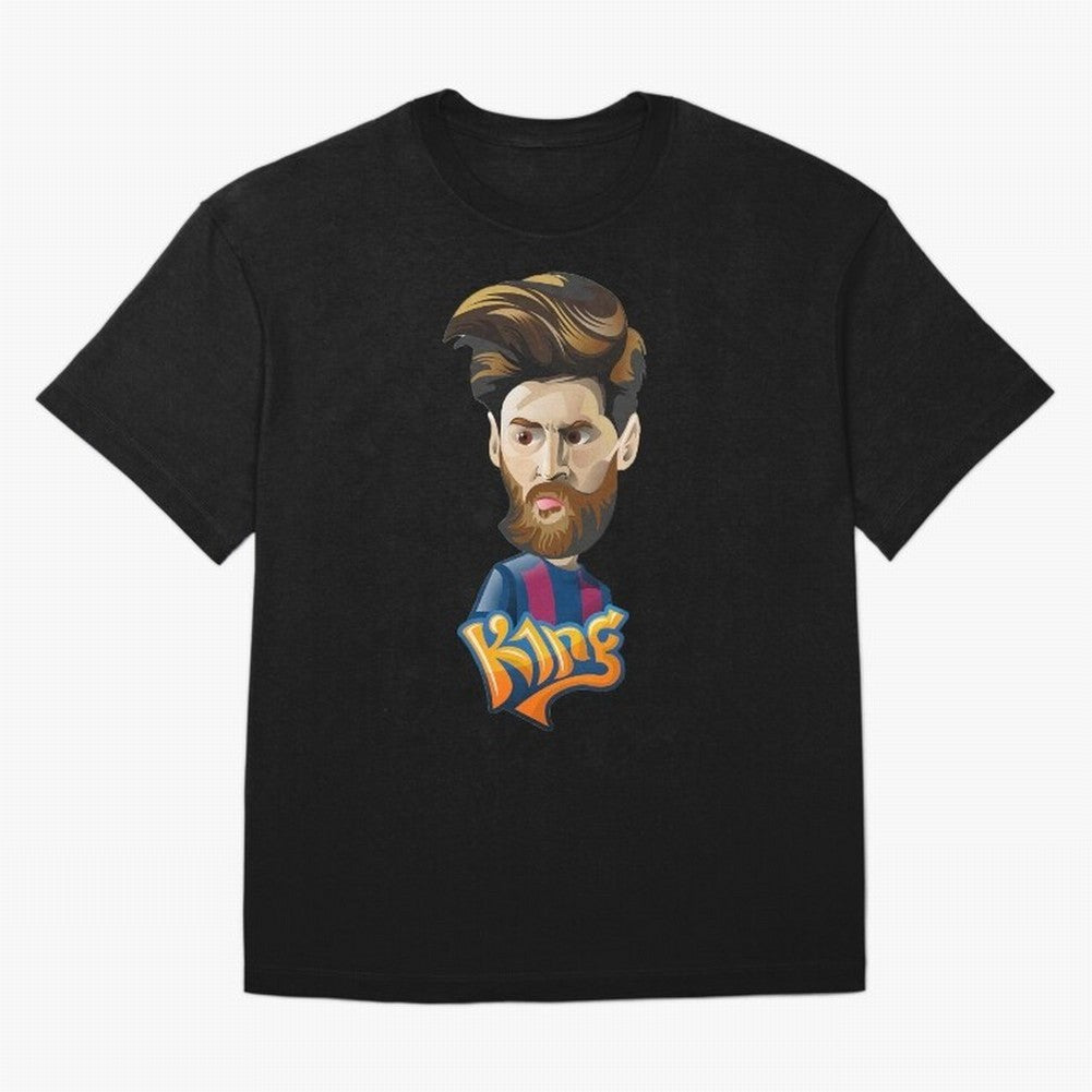 Lionel Messi Classic T-Shirt Celebrate Golden Goal Energy in FIFA World Cup 2026 USA Canada Mexico for Fans of Haaland and Mbappe and Brazil, Portugal and Argentina, Bringing Sports Nostalgia, International Competition, Famous Players and
