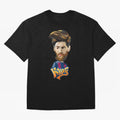Lionel Messi Classic T-Shirt Celebrate Golden Goal Energy in FIFA World Cup 2026 USA Canada Mexico for Fans of Haaland and Mbappe and Brazil, Portugal and Argentina, Bringing Sports Nostalgia, International Competition, Famous Players and