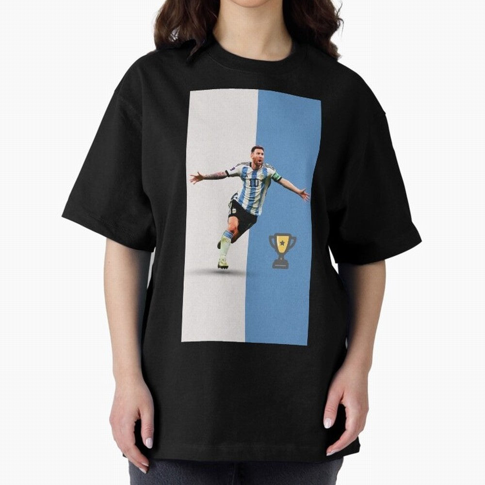 World Cup /Lional Messi/football, soccer Oversized T-Shirt Remember FIFA World Cup 2026 Featuring Haaland, France Energy, Supporter Pride, Iconic Celebrations, Legendary Names and Global Match Day Energy; Made for Die Hard Supporters, Soccer