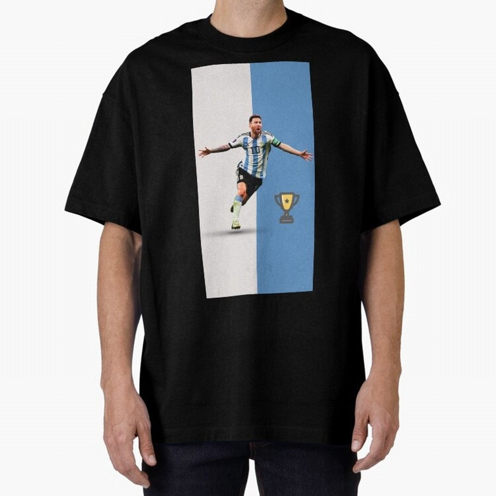 World Cup /Lional Messi/football, soccer Oversized T-Shirt Remember FIFA World Cup 2026 Featuring Haaland, France Energy, Supporter Pride, Iconic Celebrations, Legendary Names and Global Match Day Energy; Made for Die Hard Supporters, Soccer