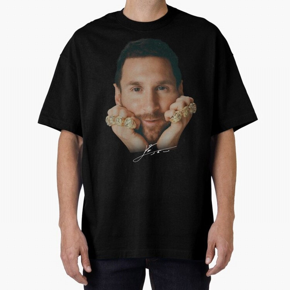 Lionel Messi 8 Ballon d'Or Gold Rings Classic T-Shirt Bring Champion Energy into FIFA World Cup 2026 Group Stage with Haaland, Brazil Energy, Stadium Chants, National Pride, Trophy Dreams and Unforgettable Football Memories; Perfect for People Who