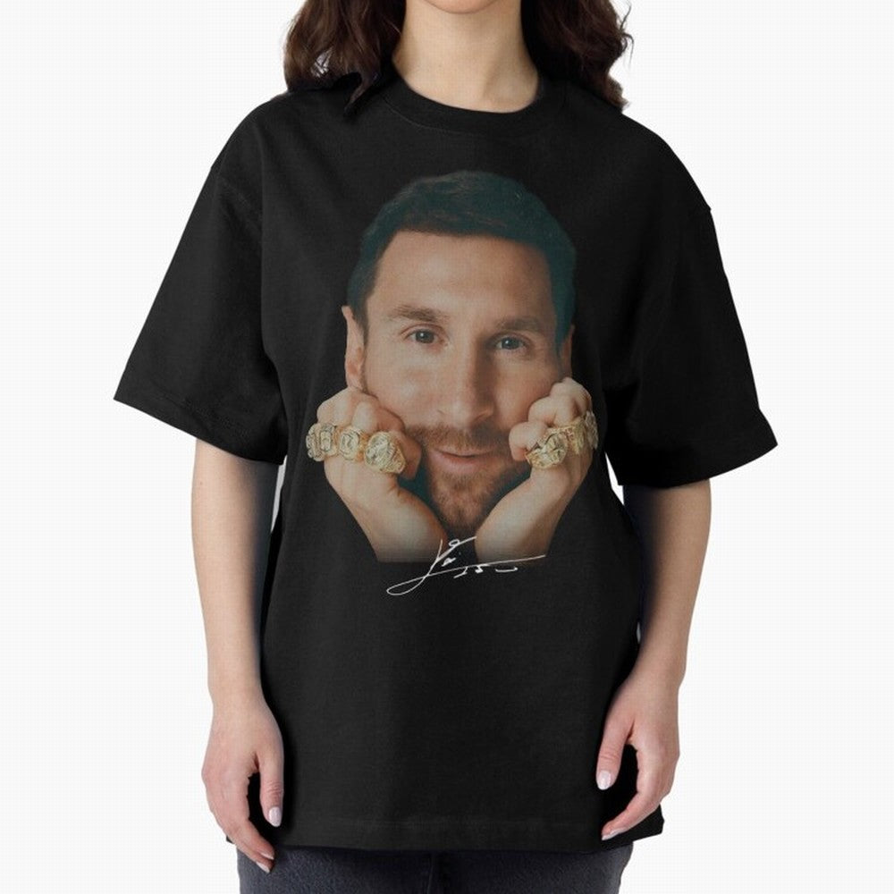 Lionel Messi 8 Ballon d'Or Gold Rings Classic T-Shirt Bring Champion Energy into FIFA World Cup 2026 Group Stage with Haaland, Brazil Energy, Stadium Chants, National Pride, Trophy Dreams and Unforgettable Football Memories; Perfect for People Who