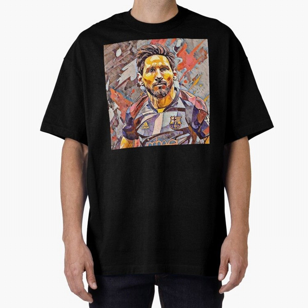 Messi Pop Art Portrait Classic T-Shirt Follow the Road to the FIFA World Cup 2026 Group Stage Journey through Neymar Highlights, Brazil Pride, Sports Nostalgia, International Competition, Famous Players and Unforgettable Victories; Made for