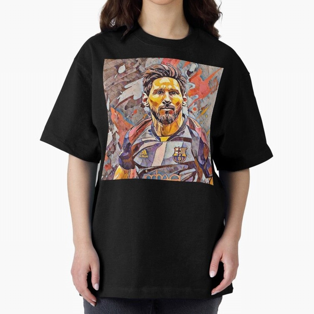 Messi Pop Art Portrait Classic T-Shirt Follow the Road to the FIFA World Cup 2026 Group Stage Journey through Neymar Highlights, Brazil Pride, Sports Nostalgia, International Competition, Famous Players and Unforgettable Victories; Made for