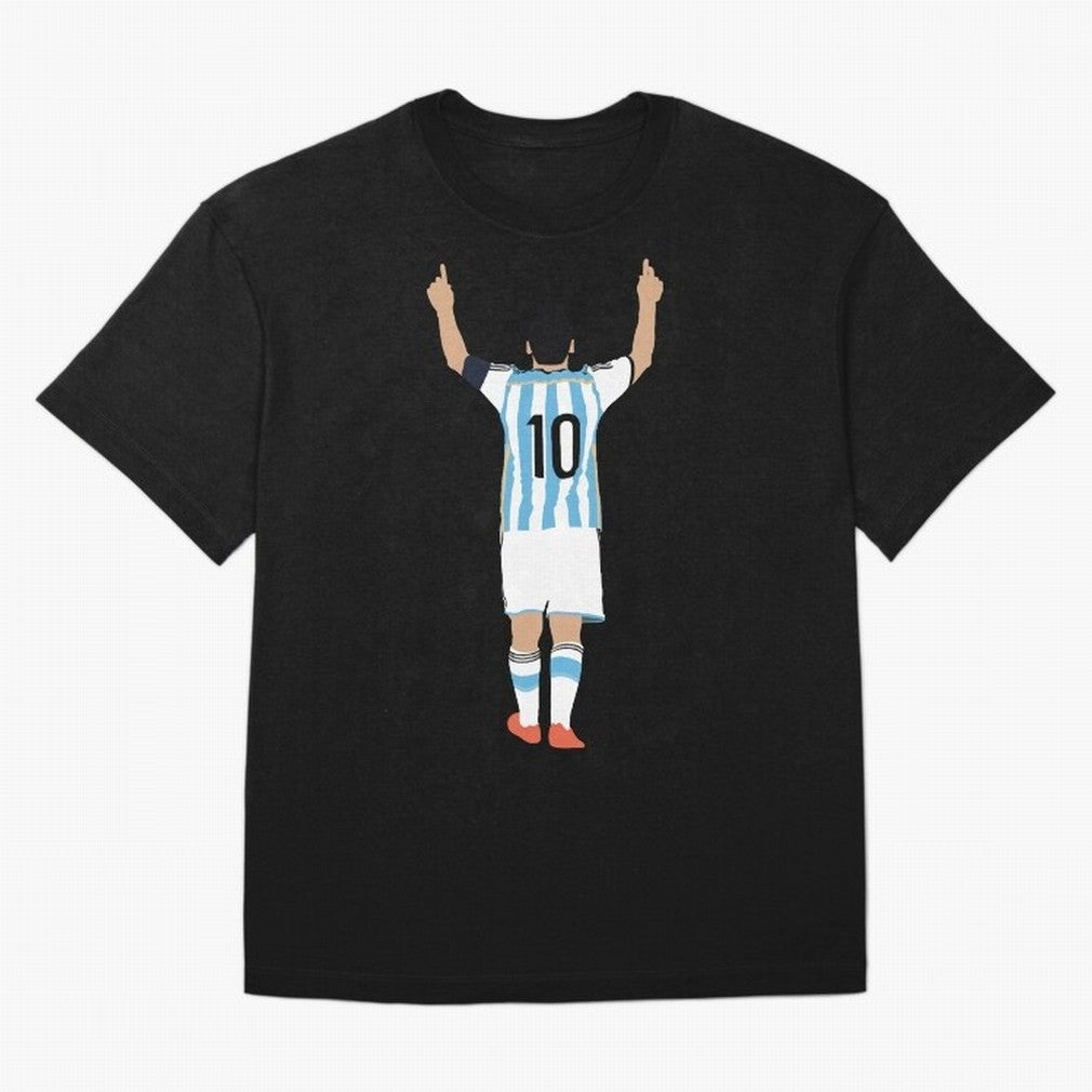 Messi Pop Art Portrait Classic T-Shirt Carry the Dream of FIFA World Cup 2026 USA Canada Mexico Celebrating Neymar, Brazil, Portugal and Argentina Energy, Worldwide Fan Energy, Dramatic Goals, Stadium Lights and Championship Celebrations; Ideal for