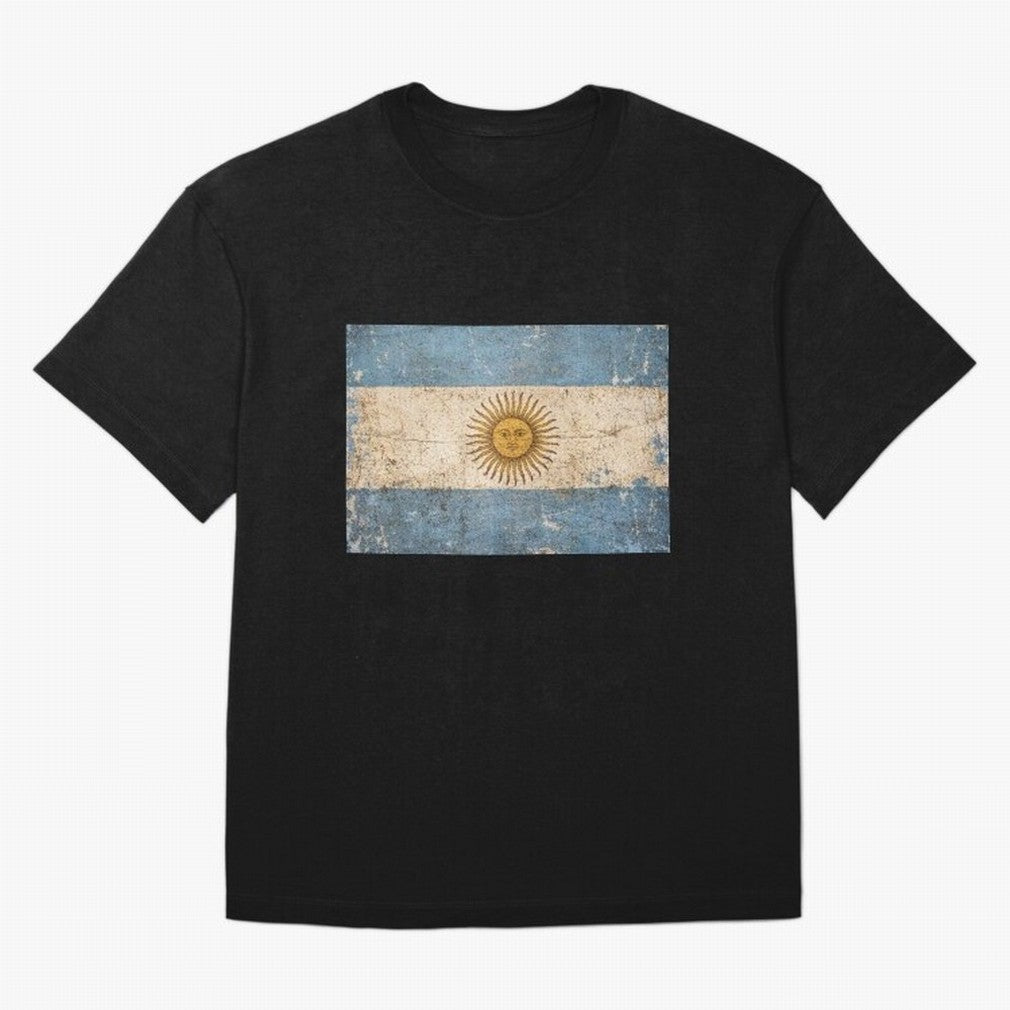 Vintage Argentina Flag Soccer Fan Design Classic T-Shirt Bring Retro Soccer Energy to Match Day Hype around FIFA World Cup 2026 USA Canada Mexico, Haaland, Argentina and Brazil, Tournament Hype, Historic Matchups, Family Viewing Parties and Global