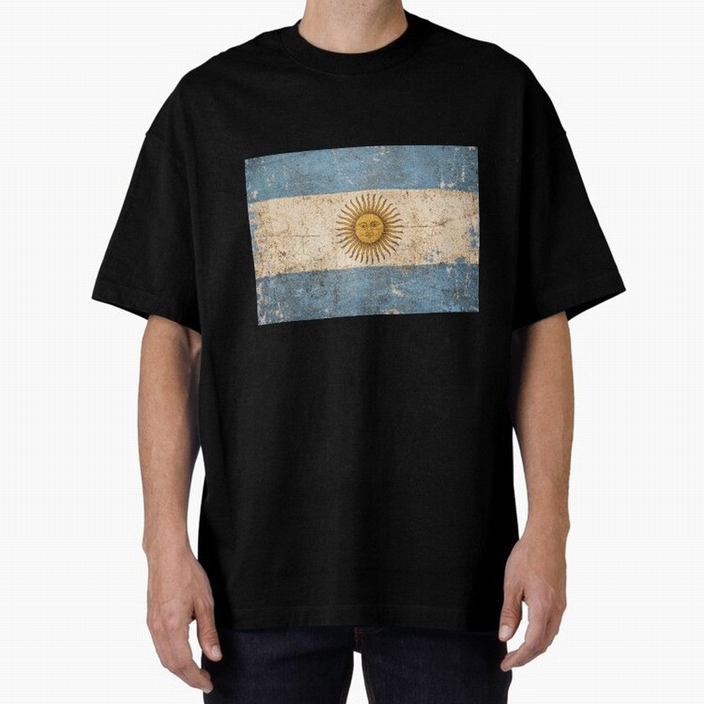 Vintage Argentina Flag Soccer Fan Design Classic T-Shirt Bring Retro Soccer Energy to Match Day Hype around FIFA World Cup 2026 USA Canada Mexico, Haaland, Argentina and Brazil, Tournament Hype, Historic Matchups, Family Viewing Parties and Global