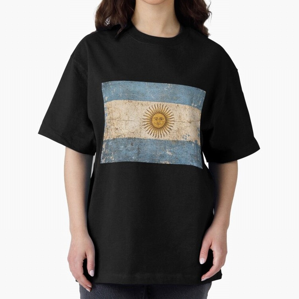 Vintage Argentina Flag Soccer Fan Design Classic T-Shirt Bring Retro Soccer Energy to Match Day Hype around FIFA World Cup 2026 USA Canada Mexico, Haaland, Argentina and Brazil, Tournament Hype, Historic Matchups, Family Viewing Parties and Global