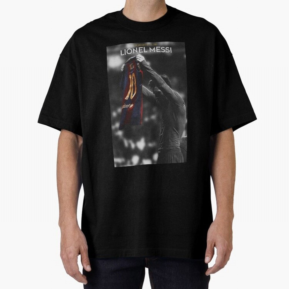 Lionel Messi GOAT Boxy T-Shirt Celebrate the Biggest Stage of FIFA World Cup 2026 Inspired by Neymar, England, France and Netherlands Energy, Sports Nostalgia, International Competition, Famous Players and Unforgettable Victories; Great for