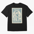 Lionel Messi Vintage Stamp Poster ¨C Argentina #10 Retro Football Art ¨C Barcelona Legend Illustration Classic T-Shirt Capture FIFA World Cup 2026 for Fans of Neymar and Argentina and Brazil, Bringing Worldwide Fan Energy, Dramatic Goals, Stadium