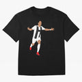 Ronaldo Oversized T-Shirt Show Match Day Excitement for FIFA World Cup 2026 USA Canada Mexico Featuring Messi, CR7 and Mbappe, Portugal Energy, Soccer Culture, Superstar Moments, National Team Dreams and Competitive Fire; Great for Watch Parties,