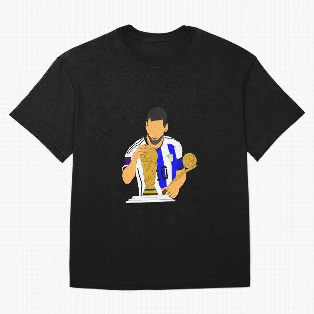 lionel messi Oversized T-Shirt Celebrate the Stars of FIFA World Cup 2026 Spirit, Connected to Brazil, Mbappe and Neymar, Football Festival Excitement, Trophy Ambitions, Country Rivalries and Star Player Buzz; Created for Match Day Parties, Soccer