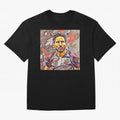 Messi art Oversized T-Shirt Follow the Road to Global Football Passion for FIFA World Cup 2026 USA Canada Mexico, Built around CR7 and Messi, Brazil, Retro Football Energy, Iconic Rivalries, Trophy Chase Drama and Stadium Atmosphere; Perfect for