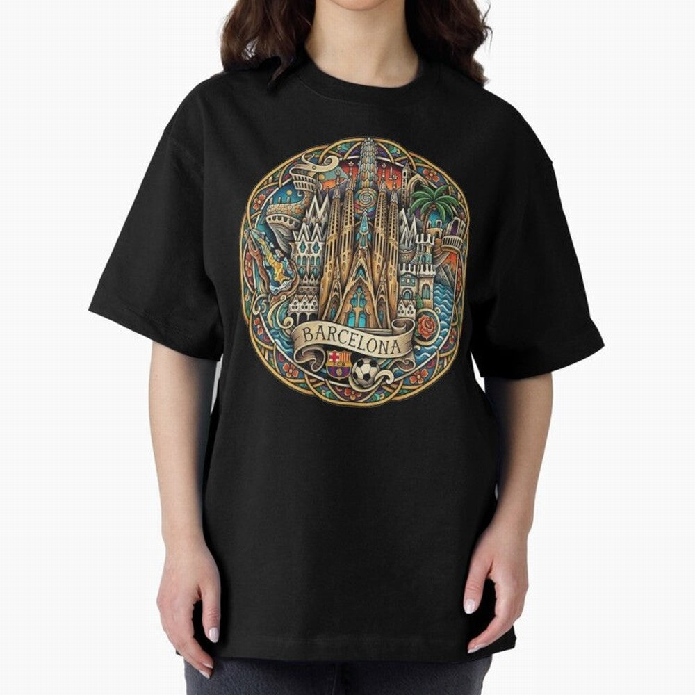 BARCELONA Classic T-Shirt Join the Countdown to the FIFA World Cup 2026 Journey through Mbappe and Neymar Highlights, France and Portugal Pride, Sports Nostalgia, International Competition, Famous Players and Unforgettable Victories; Perfect for