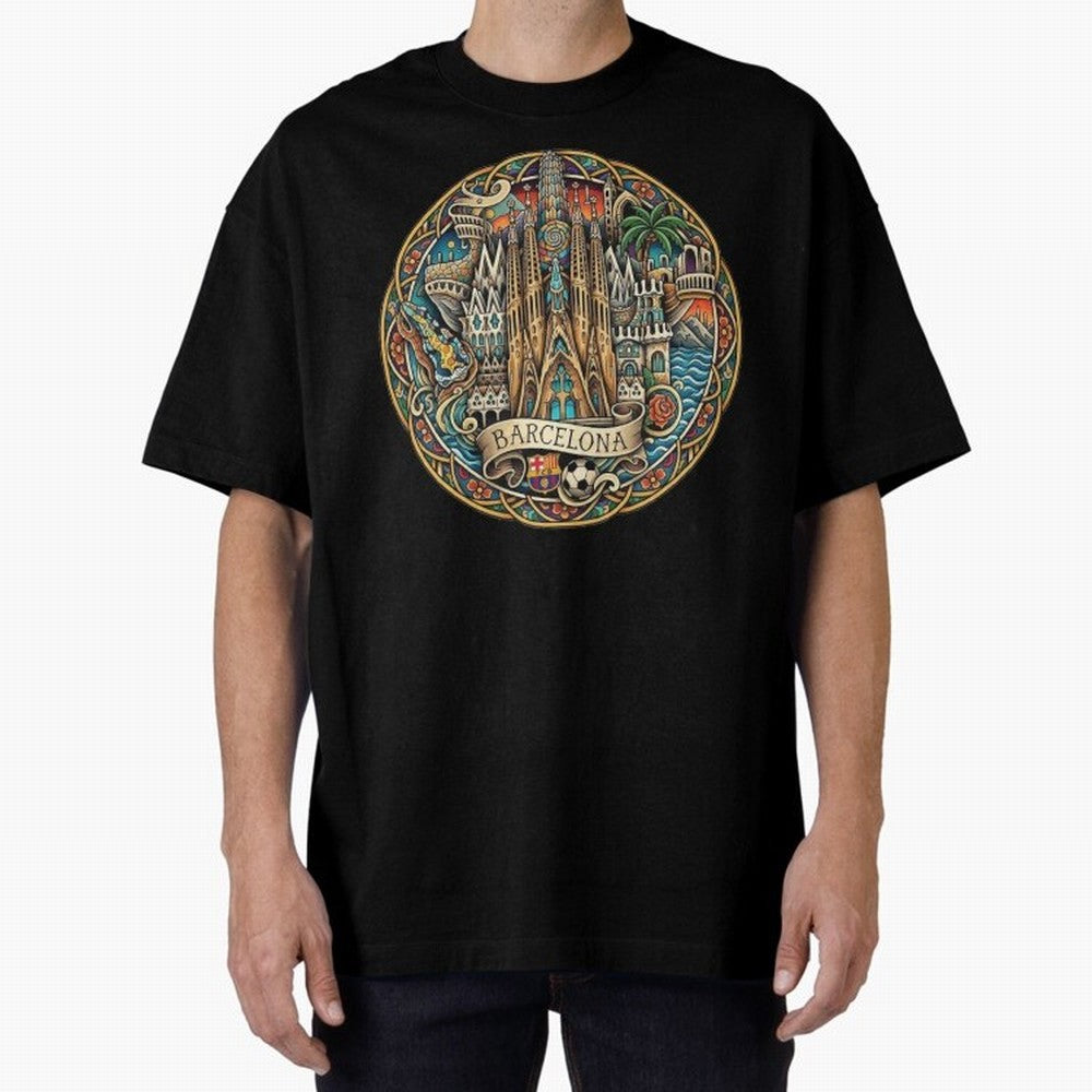 BARCELONA Classic T-Shirt Join the Countdown to the FIFA World Cup 2026 Journey through Mbappe and Neymar Highlights, France and Portugal Pride, Sports Nostalgia, International Competition, Famous Players and Unforgettable Victories; Perfect for