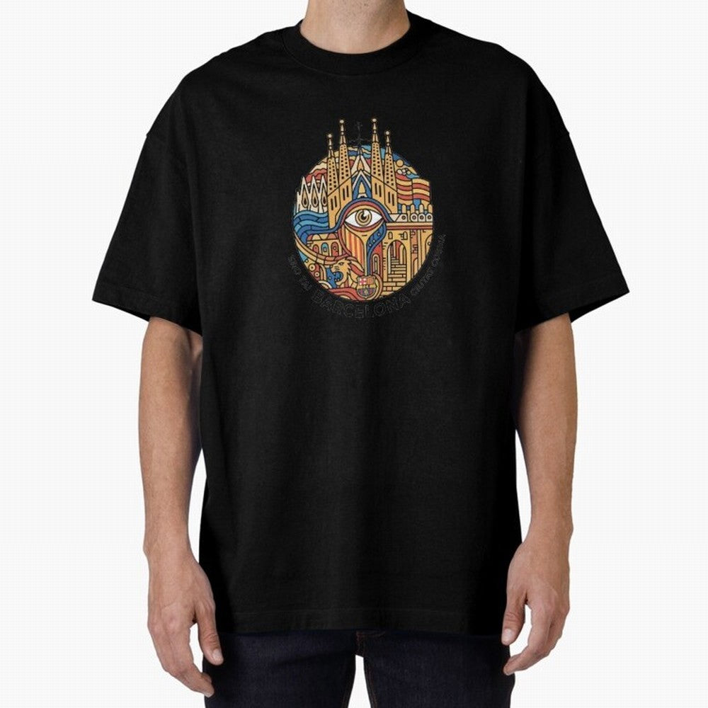 BARCELONA Oversized T-Shirt Bring Retro Soccer Energy to Global Football Passion for FIFA World Cup 2026, Built around Neymar, Haaland and Cristiano Ronaldo, Spain and Netherlands, Fan Favorite Moments, National Team Passion, Big Match Drama and