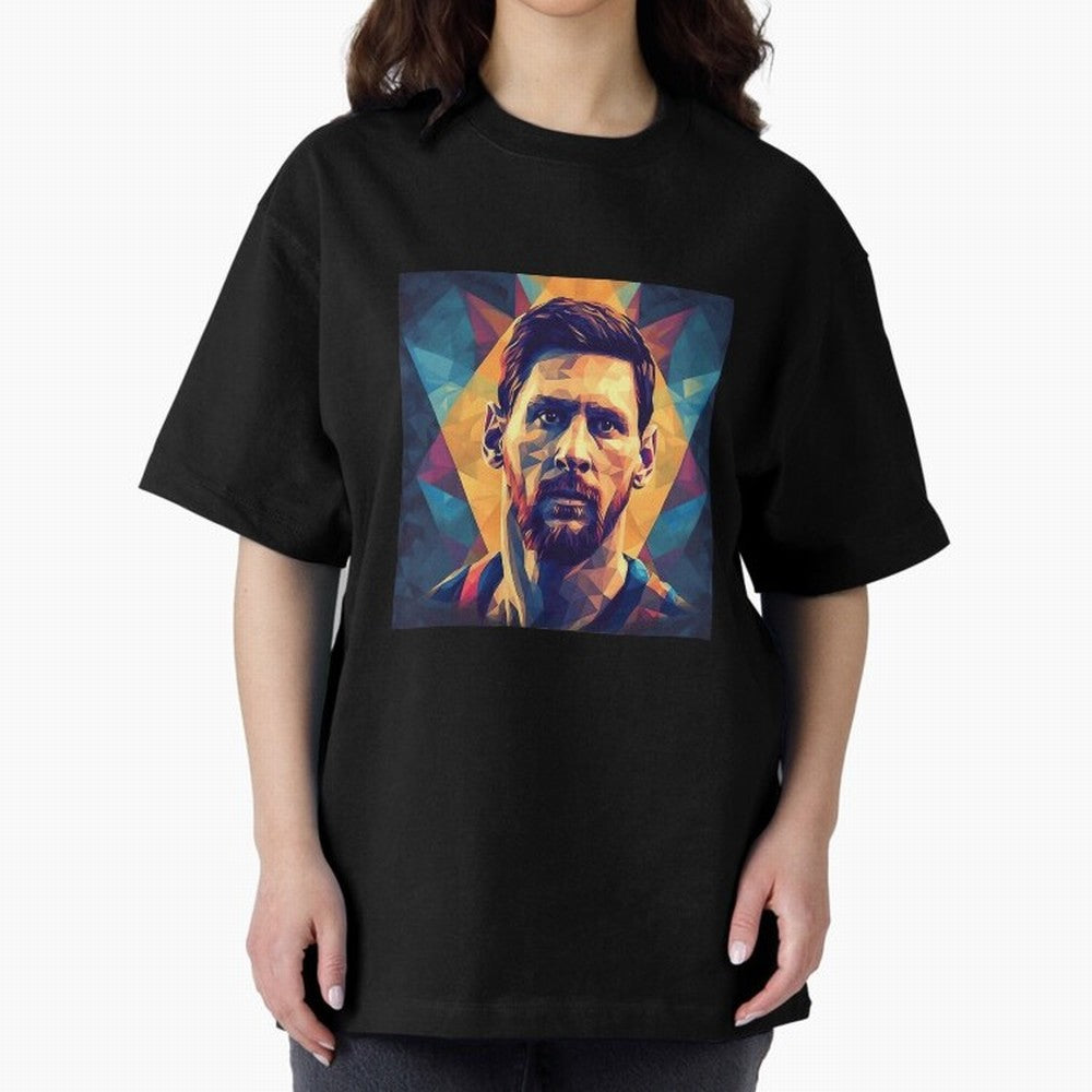 Lionel Messi Portrait Vector Classic T-Shirt Back the Journey through FIFA World Cup 2026 USA Canada Mexico Capturing Mbappe and Neymar, Portugal Energy, Tournament Hype, Historic Matchups, Family Viewing Parties and Global Sports Pride; Made for